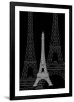 Eiffel Tower Night-Cristian Mielu-Framed Art Print