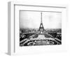 Eiffel Tower Over Exposition 1889-null-Framed Photographic Print