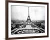 Eiffel Tower Over Exposition 1889-null-Framed Photographic Print