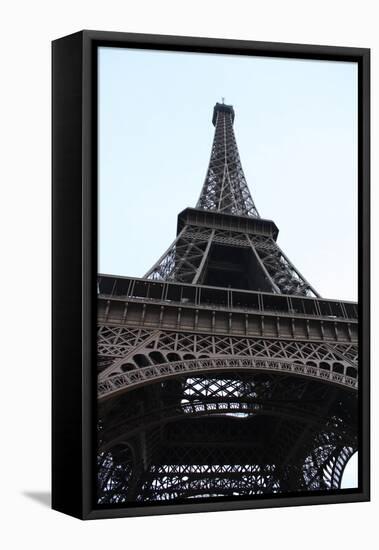 Eiffel Tower Paris Close Up From Below 2 Photo Art Print Poster-null-Framed Stretched Canvas