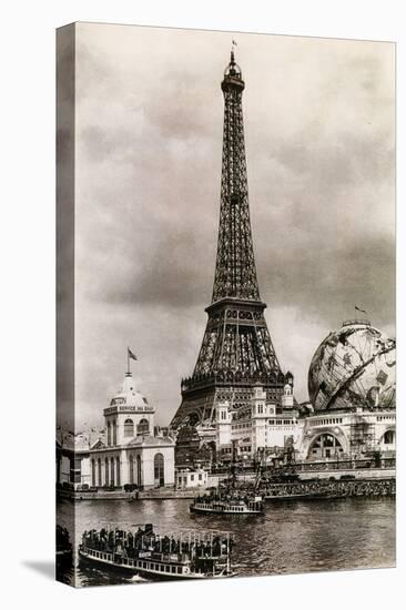 Eiffel Tower, Paris Expo, 1900-Science Source-Stretched Canvas