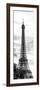 Eiffel Tower, Paris, France - Black and White Photography-Philippe Hugonnard-Framed Photographic Print