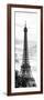 Eiffel Tower, Paris, France - Black and White Photography-Philippe Hugonnard-Framed Photographic Print