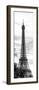 Eiffel Tower, Paris, France - Black and White Photography-Philippe Hugonnard-Framed Photographic Print