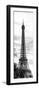 Eiffel Tower, Paris, France - Black and White Photography-Philippe Hugonnard-Framed Photographic Print