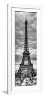 Eiffel Tower, Paris, France - Black and White Photography-Philippe Hugonnard-Framed Photographic Print