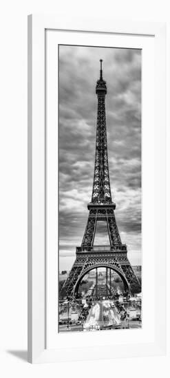 Eiffel Tower, Paris, France - Black and White Photography-Philippe Hugonnard-Framed Photographic Print