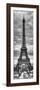 Eiffel Tower, Paris, France - Black and White Photography-Philippe Hugonnard-Framed Photographic Print