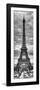 Eiffel Tower, Paris, France - Black and White Photography-Philippe Hugonnard-Framed Photographic Print