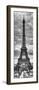 Eiffel Tower, Paris, France - Black and White Photography-Philippe Hugonnard-Framed Photographic Print