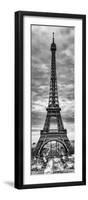 Eiffel Tower, Paris, France - Black and White Photography-Philippe Hugonnard-Framed Photographic Print