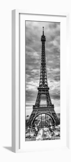 Eiffel Tower, Paris, France - Black and White Photography-Philippe Hugonnard-Framed Photographic Print