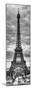 Eiffel Tower, Paris, France - Black and White Photography-Philippe Hugonnard-Mounted Photographic Print