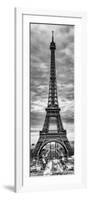 Eiffel Tower, Paris, France - Black and White Photography-Philippe Hugonnard-Framed Photographic Print