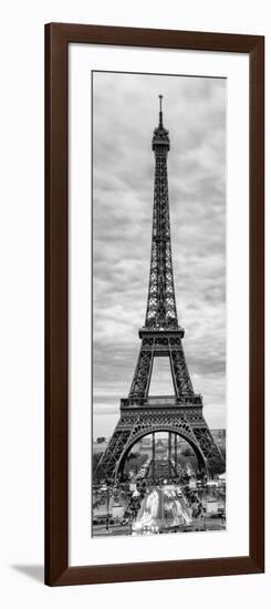 Eiffel Tower, Paris, France - Black and White Photography-Philippe Hugonnard-Framed Photographic Print