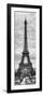 Eiffel Tower, Paris, France - Black and White Photography-Philippe Hugonnard-Framed Photographic Print