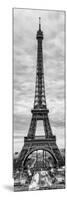 Eiffel Tower, Paris, France - Black and White Photography-Philippe Hugonnard-Mounted Photographic Print