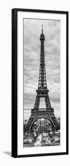 Eiffel Tower, Paris, France - Black and White Photography-Philippe Hugonnard-Framed Photographic Print