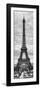 Eiffel Tower, Paris, France - Black and White Photography-Philippe Hugonnard-Framed Photographic Print