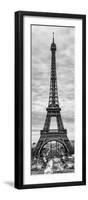 Eiffel Tower, Paris, France - Black and White Photography-Philippe Hugonnard-Framed Premium Photographic Print