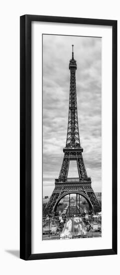 Eiffel Tower, Paris, France - Black and White Photography-Philippe Hugonnard-Framed Premium Photographic Print