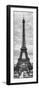 Eiffel Tower, Paris, France - Black and White Photography-Philippe Hugonnard-Framed Photographic Print