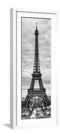 Eiffel Tower, Paris, France - Black and White Photography-Philippe Hugonnard-Framed Photographic Print