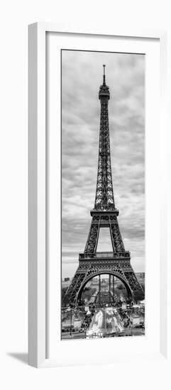 Eiffel Tower, Paris, France - Black and White Photography-Philippe Hugonnard-Framed Photographic Print