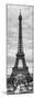 Eiffel Tower, Paris, France - Black and White Photography-Philippe Hugonnard-Mounted Photographic Print