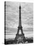 Eiffel Tower, Paris, France - Black and White Photography-Philippe Hugonnard-Stretched Canvas