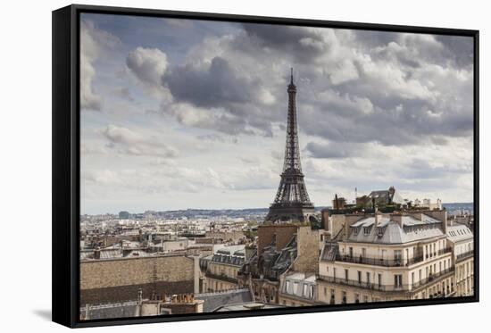 Eiffel Tower, Paris, France, Europe-Giles Bracher-Framed Stretched Canvas