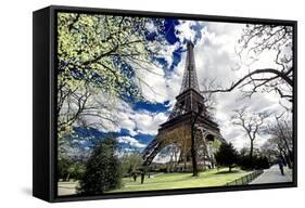 Eiffel Tower - Paris - France - Europe-Philippe Hugonnard-Framed Stretched Canvas