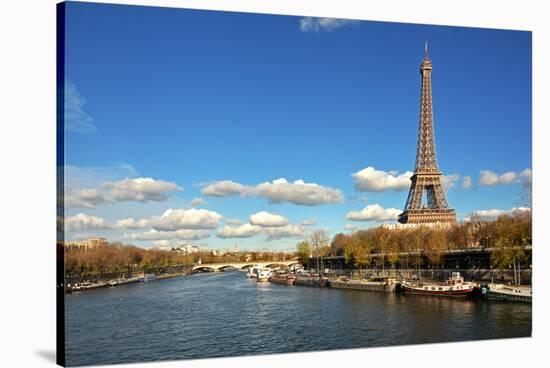 Eiffel Tower, Paris, France, Europe-null-Stretched Canvas