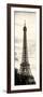 Eiffel Tower, Paris, France - Sepia - Tone Vintage Photography-Philippe Hugonnard-Framed Photographic Print