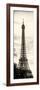 Eiffel Tower, Paris, France - Sepia - Tone Vintage Photography-Philippe Hugonnard-Framed Photographic Print