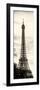 Eiffel Tower, Paris, France - Sepia - Tone Vintage Photography-Philippe Hugonnard-Framed Photographic Print