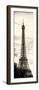 Eiffel Tower, Paris, France - Sepia - Tone Vintage Photography-Philippe Hugonnard-Framed Photographic Print