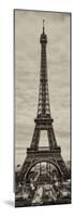 Eiffel Tower, Paris, France - Sepia - Tone Vintique Photography-Philippe Hugonnard-Mounted Photographic Print