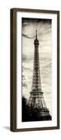 Eiffel Tower, Paris, France - Sepia - Tone Vintique Photography-Philippe Hugonnard-Framed Photographic Print