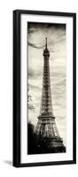 Eiffel Tower, Paris, France - Sepia - Tone Vintique Photography-Philippe Hugonnard-Framed Photographic Print