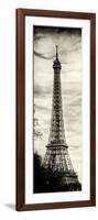 Eiffel Tower, Paris, France - Sepia - Tone Vintique Photography-Philippe Hugonnard-Framed Photographic Print