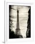 Eiffel Tower, Paris, France - Sepia - Tone Vintique Photography-Philippe Hugonnard-Framed Photographic Print