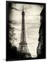 Eiffel Tower, Paris, France - Sepia - Tone Vintique Photography-Philippe Hugonnard-Framed Photographic Print