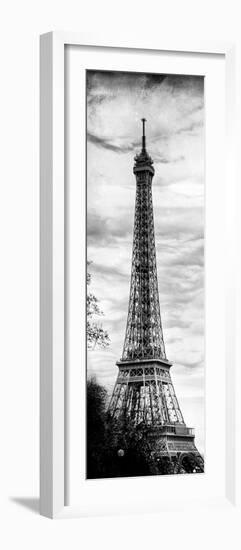 Eiffel Tower, Paris, France - Vintique Black and White Photography-Philippe Hugonnard-Framed Photographic Print