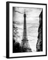 Eiffel Tower, Paris, France - Vintique Black and White Photography-Philippe Hugonnard-Framed Photographic Print