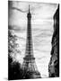 Eiffel Tower, Paris, France - Vintique Black and White Photography-Philippe Hugonnard-Mounted Photographic Print