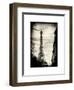 Eiffel Tower, Paris, France - White Frame and Full Format - Sepia - Tone Vintique Photography-Philippe Hugonnard-Framed Art Print