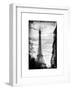 Eiffel Tower, Paris, France - White Frame and Full Format - Vintique Black and White Photography-Philippe Hugonnard-Framed Art Print