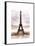 Eiffel Tower, Paris, France - White Frame and Full Format-Philippe Hugonnard-Framed Stretched Canvas