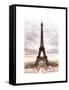 Eiffel Tower, Paris, France - White Frame and Full Format-Philippe Hugonnard-Framed Stretched Canvas